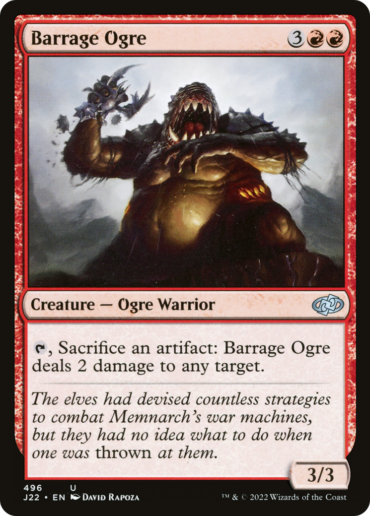 Barrage Ogre [Jumpstart 2022] | Exor Games Dartmouth