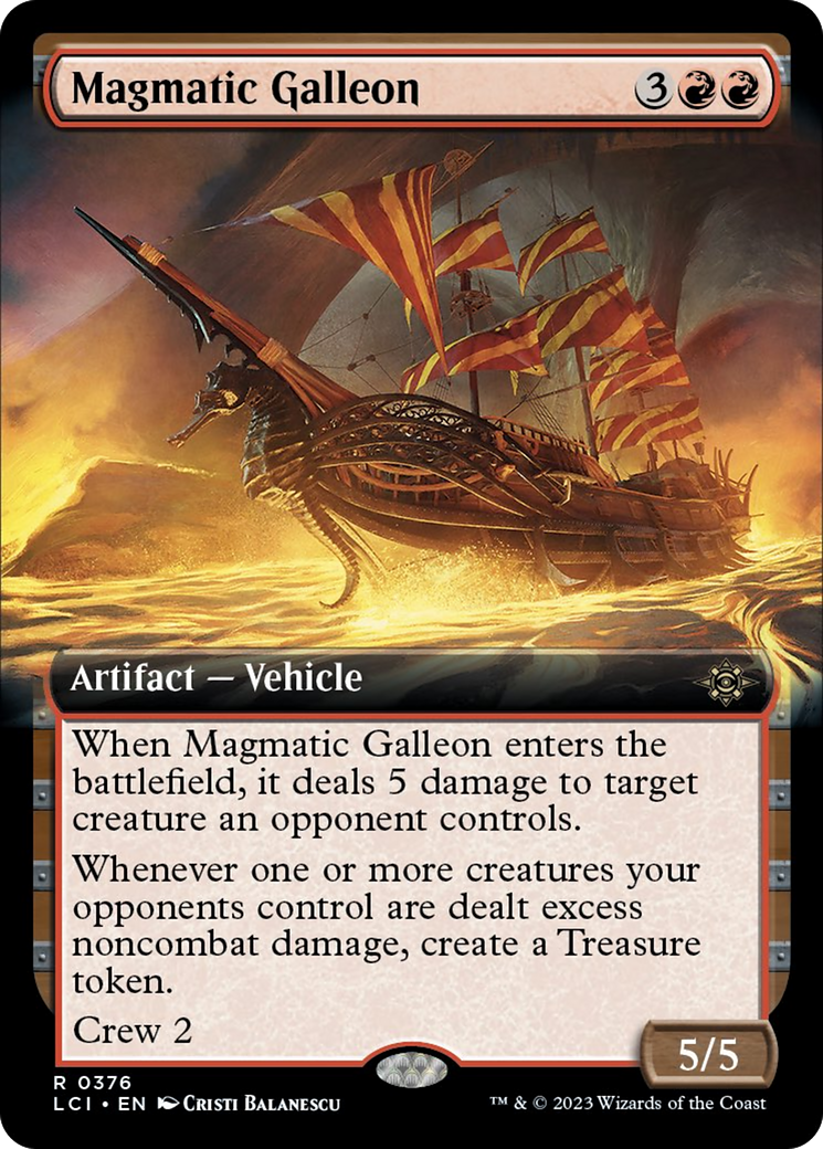 Magmatic Galleon (Extended Art) [The Lost Caverns of Ixalan] | Exor Games Dartmouth
