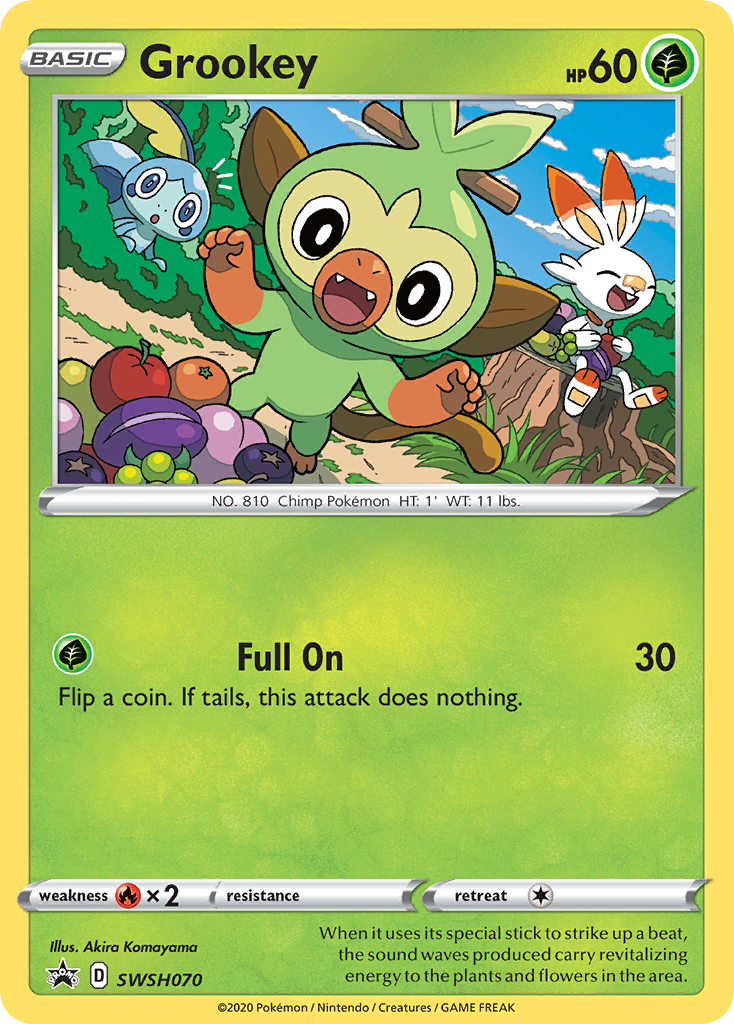 Grookey (SWSH070) [Sword & Shield: Black Star Promos] | Exor Games Dartmouth