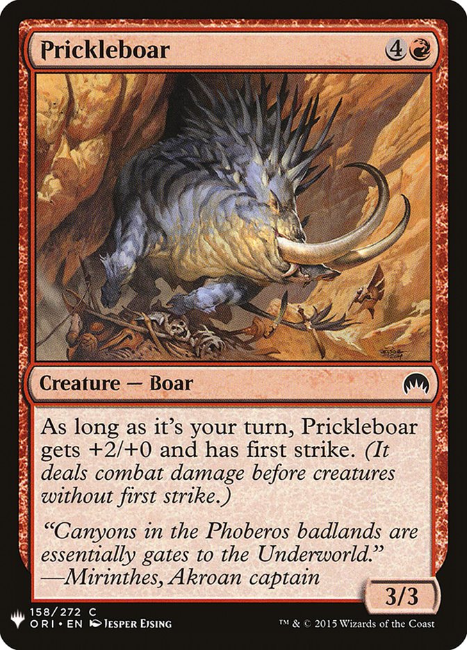 Prickleboar [Mystery Booster] | Exor Games Dartmouth