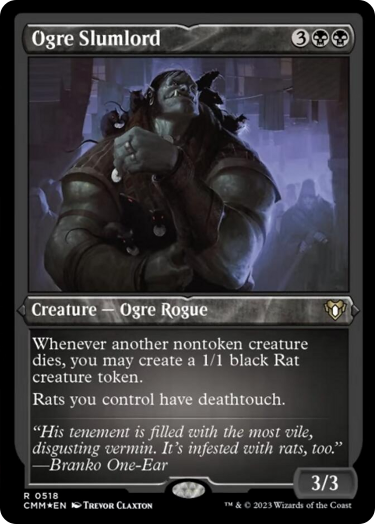 Ogre Slumlord (Foil Etched) [Commander Masters] | Exor Games Dartmouth