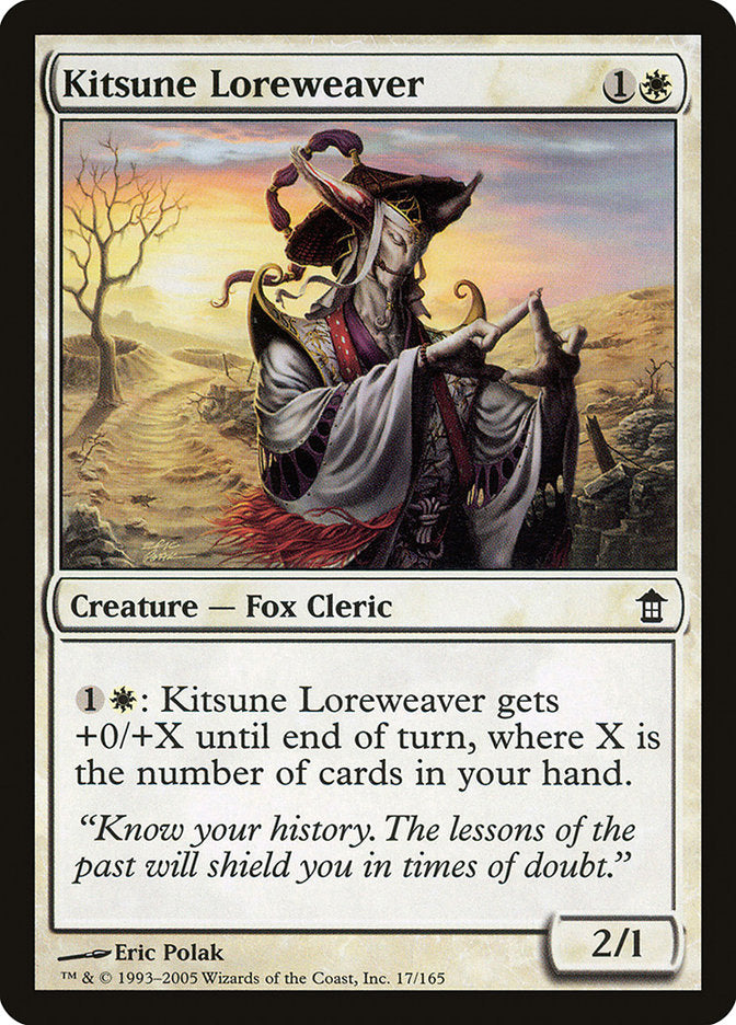 Kitsune Loreweaver [Saviors of Kamigawa] | Exor Games Dartmouth