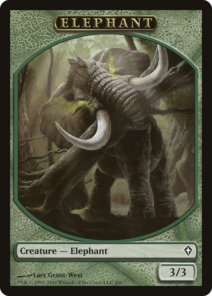 Angel // Elephant Double-Sided Token [Marvel Super Heroes Commander Tokens] | Exor Games Dartmouth