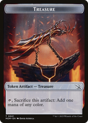 Treasure (21) // Spirit (13) Double-Sided Token [March of the Machine Tokens] | Exor Games Dartmouth