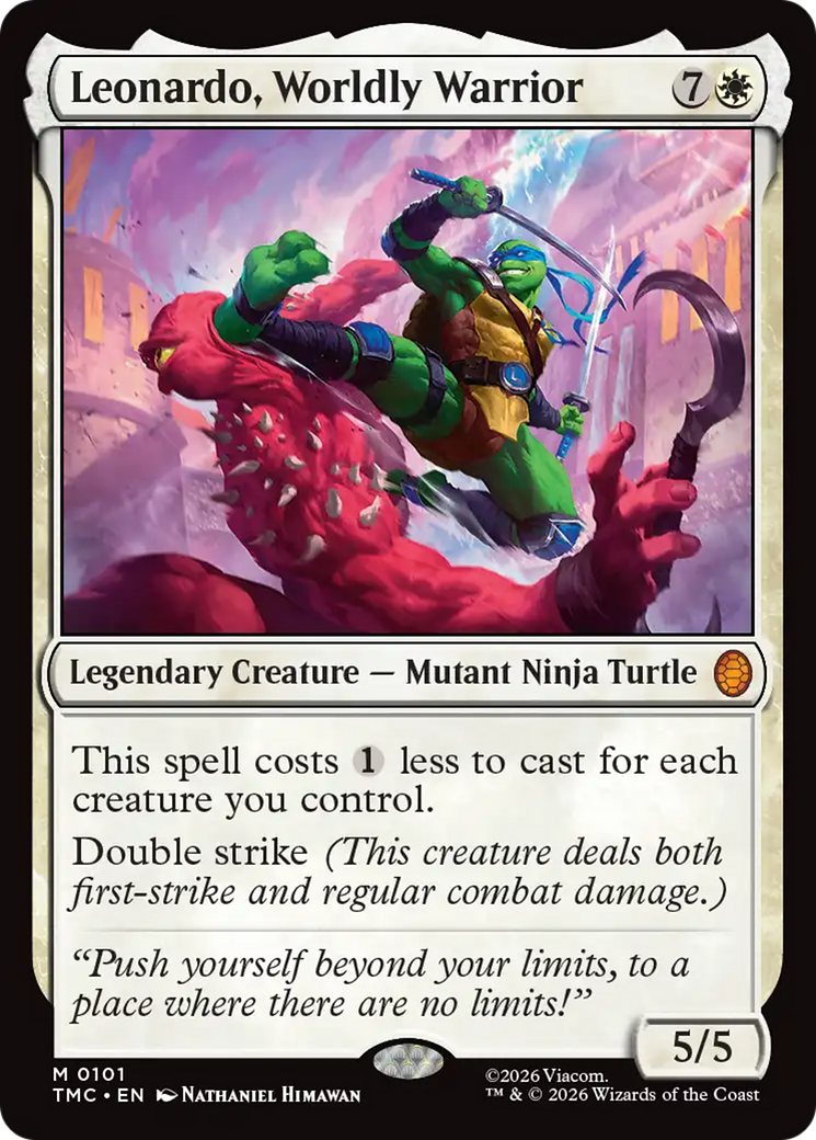 Leonardo, Worldly Warrior [Teenage Mutant Ninja Turtles Commander] | Exor Games Dartmouth