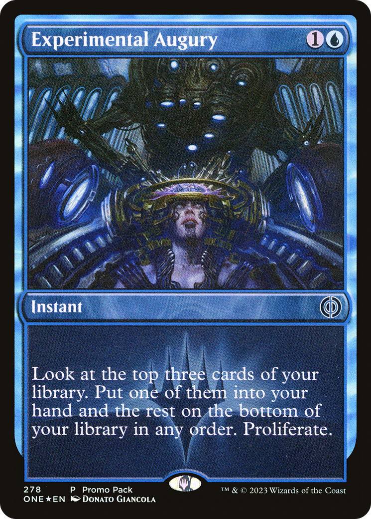 Experimental Augury (Promo Pack) [Phyrexia: All Will Be One Promos] | Exor Games Dartmouth