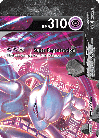 Mewtwo V-Union (SWSH160) [Sword & Shield: Black Star Promos] | Exor Games Dartmouth