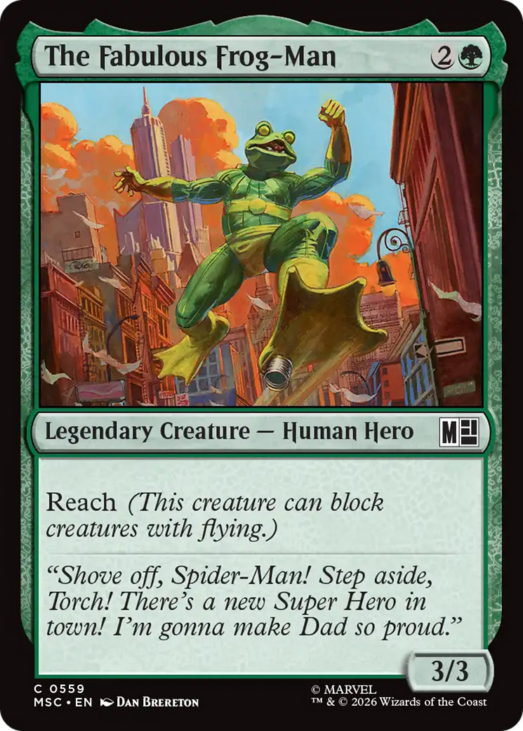 The Fabulous Frog-Man [Marvel Super Heroes Commander] | Exor Games Dartmouth