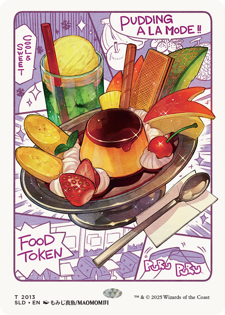 Food Token (2013) (Rainbow Foil) [Secret Lair Drop Series] | Exor Games Dartmouth