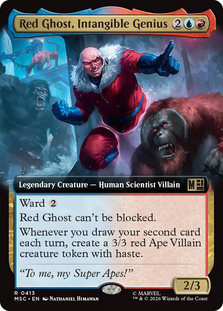 Red Ghost, Intangible Genius (Extended Art) [Marvel Super Heroes Commander] | Exor Games Dartmouth