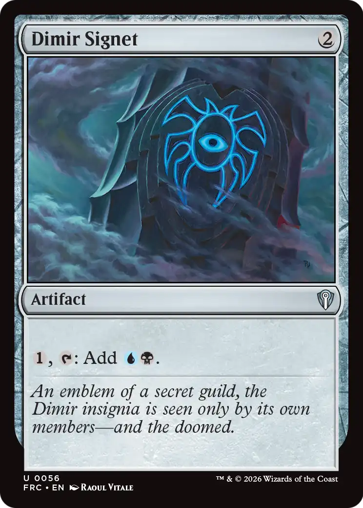 Dimir Signet [Reality Fracture Commander] | Exor Games Dartmouth