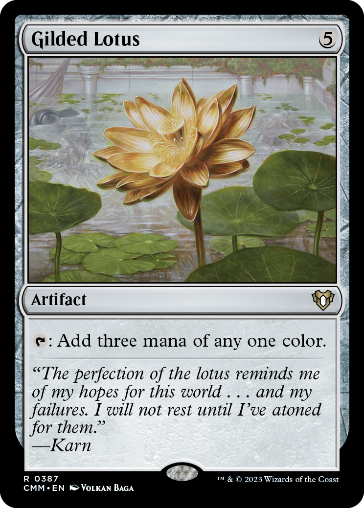 Gilded Lotus [Commander Masters] | Exor Games Dartmouth