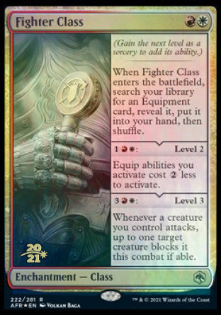 Fighter Class [Dungeons & Dragons: Adventures in the Forgotten Realms Prerelease Promos] | Exor Games Dartmouth