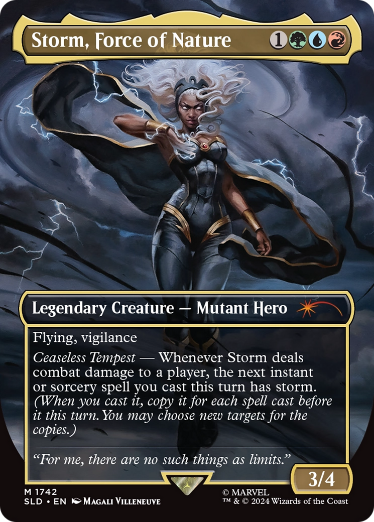 Storm, Force of Nature (Rainbow Foil) [Secret Lair Drop Series] | Exor Games Dartmouth