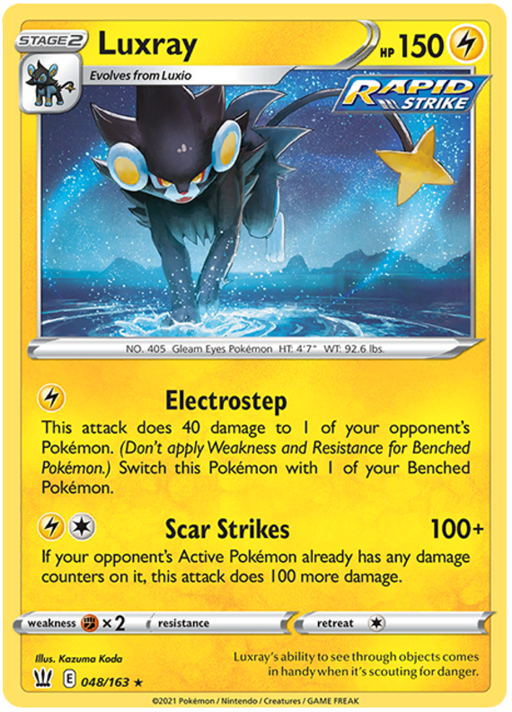 Luxray (048/163) [Sword & Shield: Battle Styles] | Exor Games Dartmouth