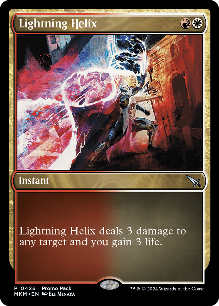 Lightning Helix (Promo Pack) [Murders at Karlov Manor Promos] | Exor Games Dartmouth