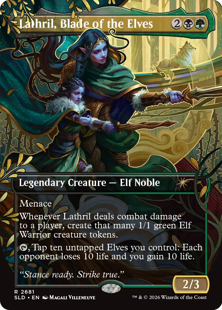 Lathril, Blade of the Elves [Secret Lair Drop Series] | Exor Games Dartmouth