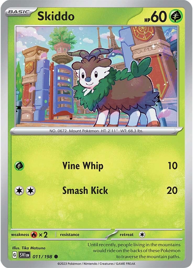 Skiddo (011/198) [Scarlet & Violet: Base Set] | Exor Games Dartmouth