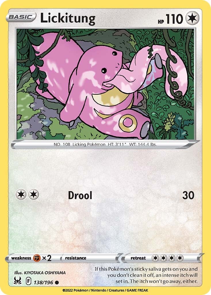 Lickitung (138/196) [Sword & Shield: Lost Origin] | Exor Games Dartmouth