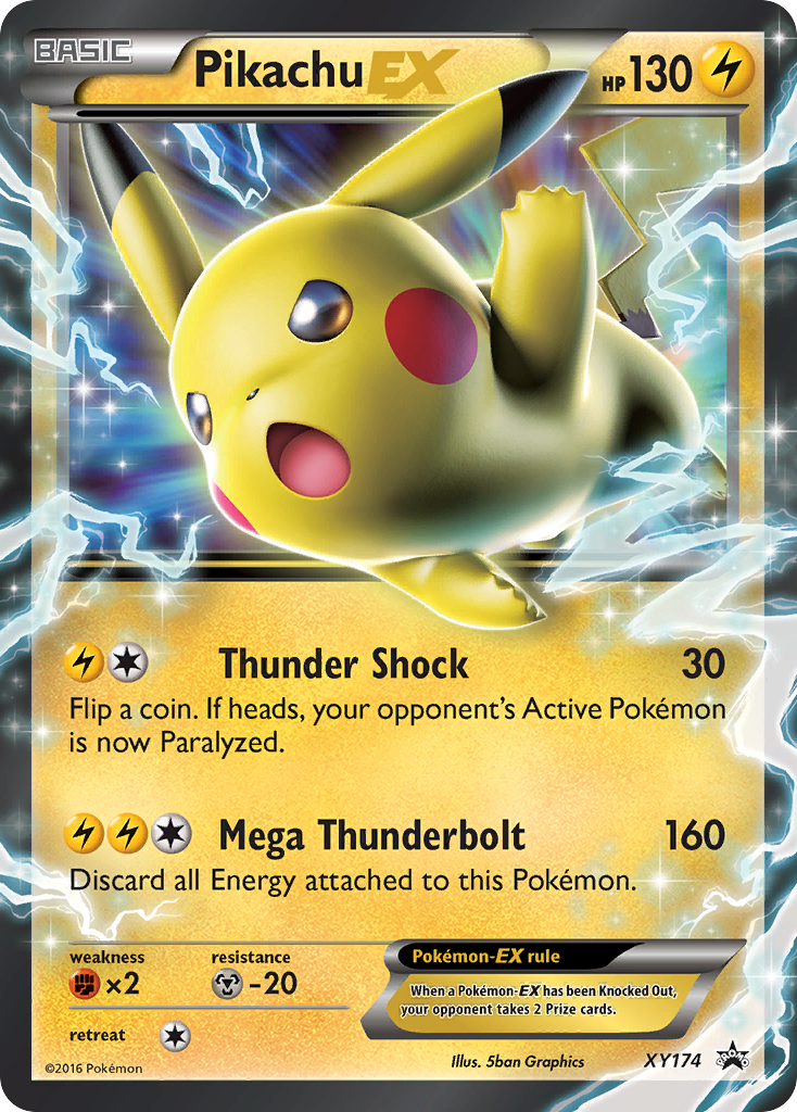 Pikachu EX (XY174) [XY: Black Star Promos] | Exor Games Dartmouth