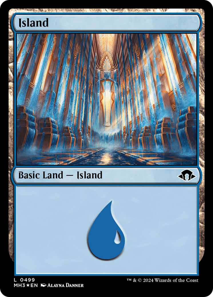 Island (0499) (Ripple Foil) [Modern Horizons 3] | Exor Games Dartmouth