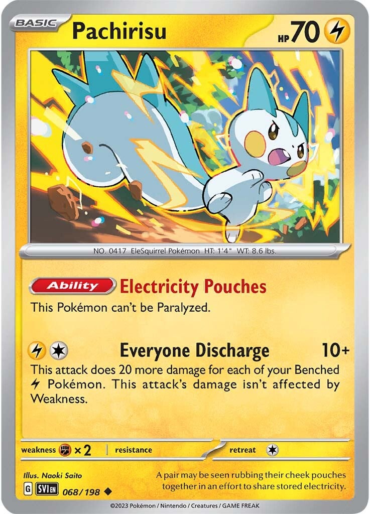 Pachirisu (068/198) [Scarlet & Violet: Base Set] | Exor Games Dartmouth