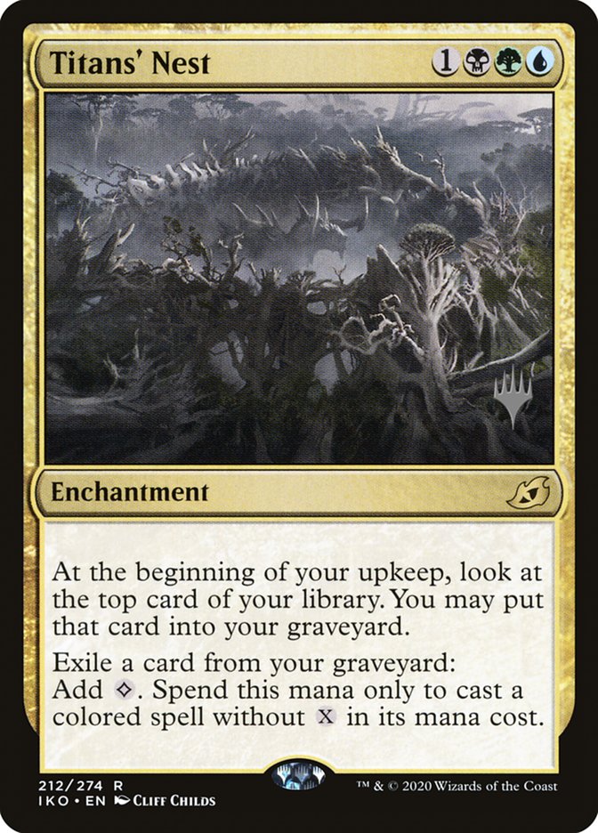 Titans' Nest (Promo Pack) [Ikoria: Lair of Behemoths Promos] | Exor Games Dartmouth