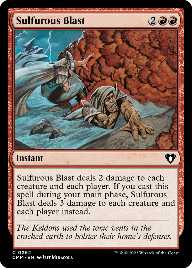 Sulfurous Blast [Commander Masters] | Exor Games Dartmouth