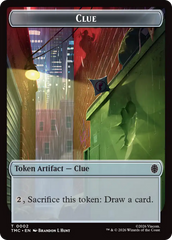 Ooze // Clue Double-Sided Token [Teenage Mutant Ninja Turtles Commander Tokens] | Exor Games Dartmouth
