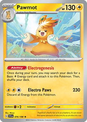 Pawmot (076/198) (Line Holo) [Scarlet & Violet: Base Set] | Exor Games Dartmouth