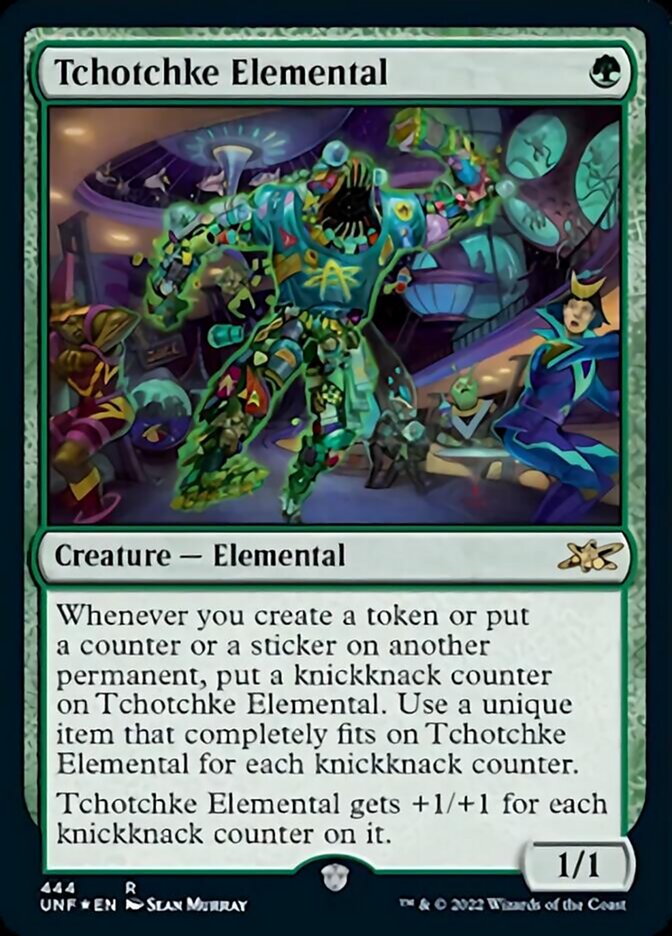 Tchotchke Elemental (Galaxy Foil) [Unfinity] | Exor Games Dartmouth