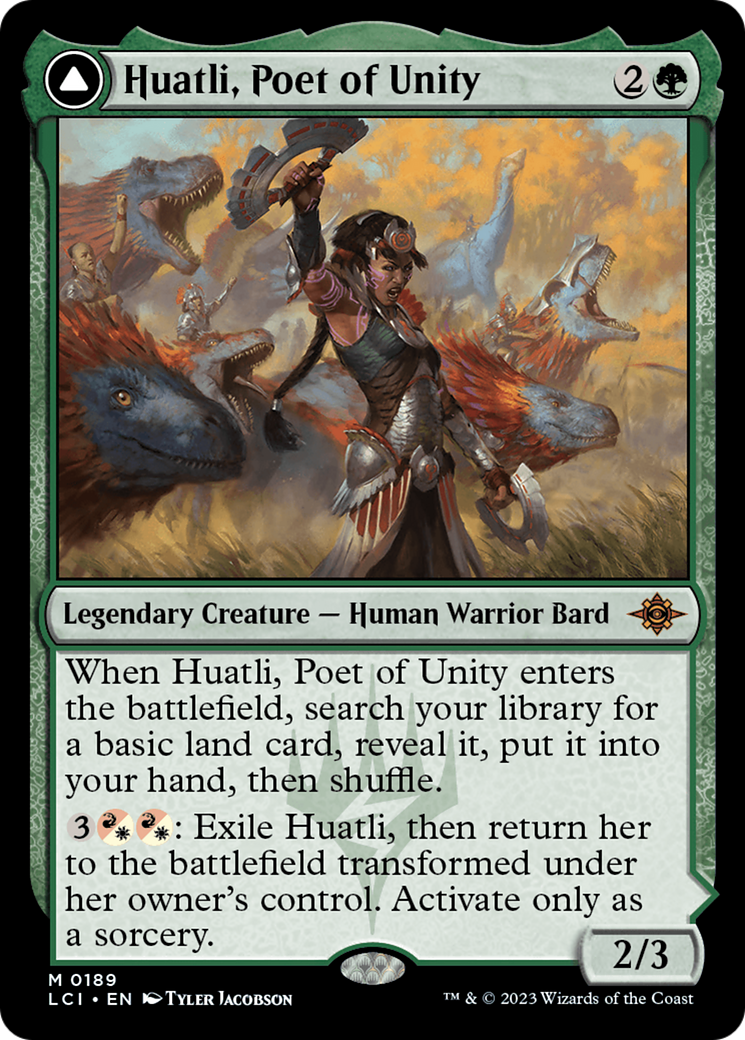 Huatli, Poet of Unity // Roar of the Fifth People [The Lost Caverns of Ixalan] | Exor Games Dartmouth