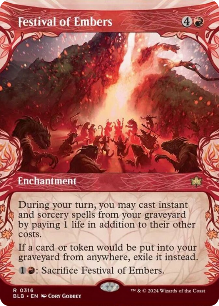 Festival of Embers (Showcase) [Bloomburrow] | Exor Games Dartmouth