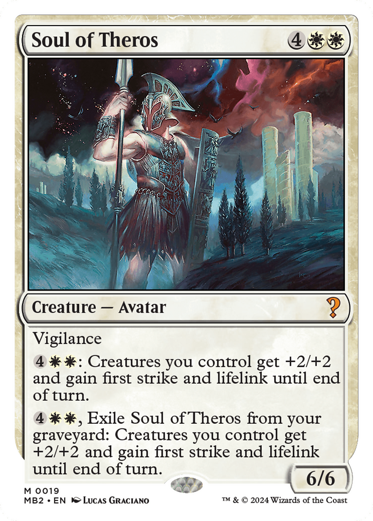 Soul of Theros (White Border) [Mystery Booster 2] | Exor Games Dartmouth