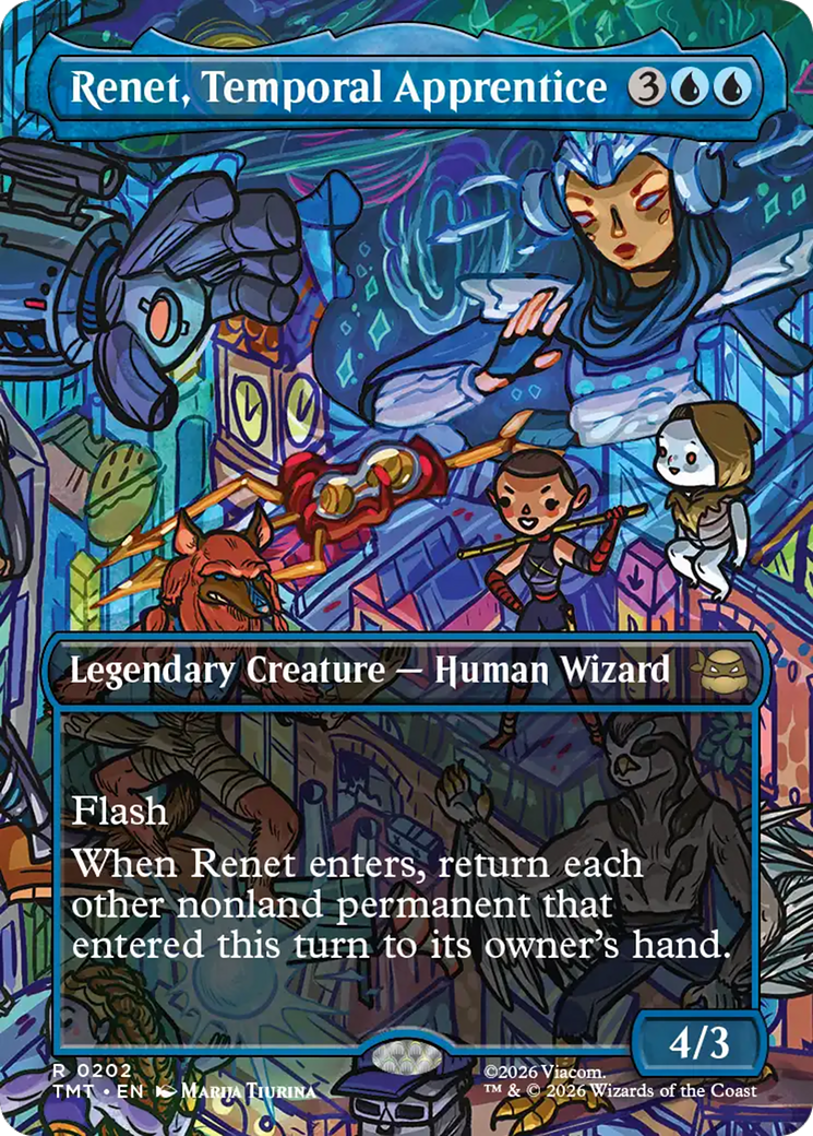 Renet, Temporal Apprentice (Borderless) [Teenage Mutant Ninja Turtles] | Exor Games Dartmouth