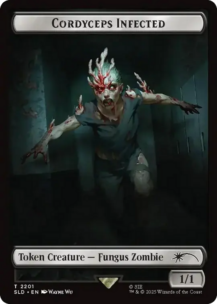Cordyceps Infected Token (2201) [Secret Lair Drop Series] | Exor Games Dartmouth