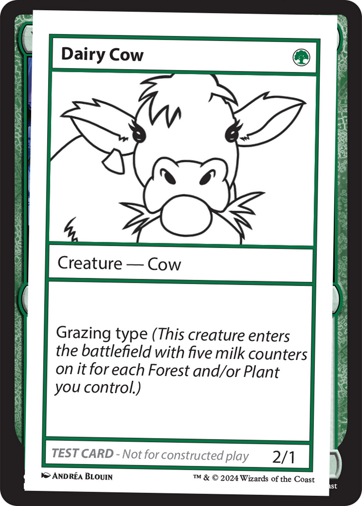 Dairy Cow [Mystery Booster 2 Playtest Cards] | Exor Games Dartmouth