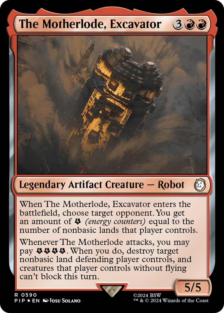 The Motherlode, Excavator (Surge Foil) [Fallout] | Exor Games Dartmouth