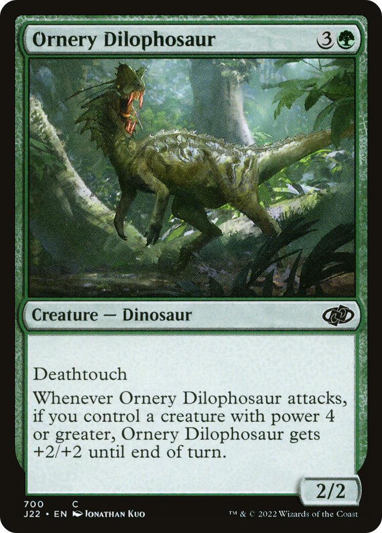 Ornery Dilophosaur [Jumpstart 2022] | Exor Games Dartmouth