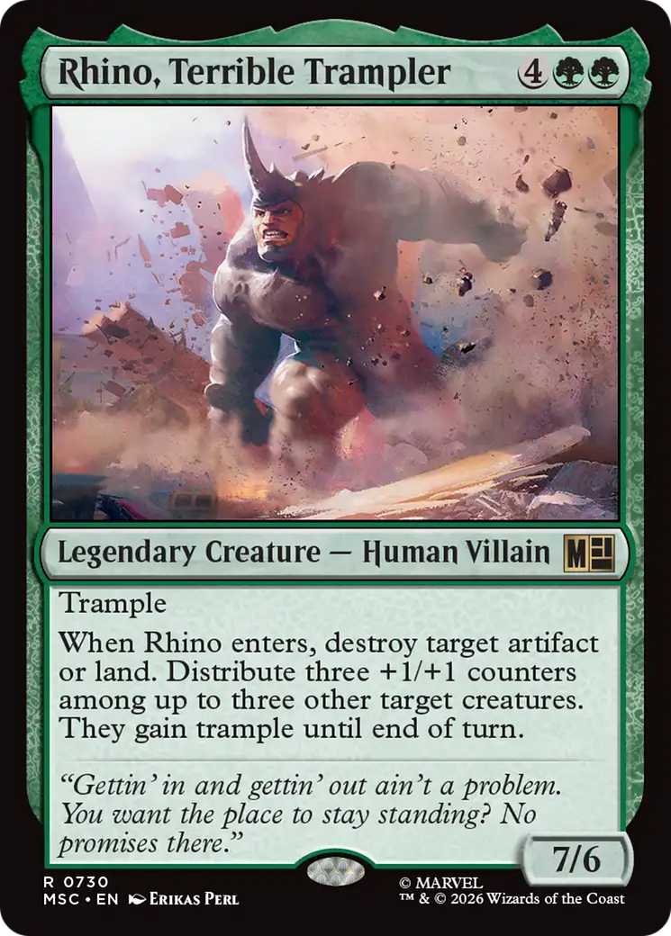 Rhino, Terrible Trampler [Marvel Super Heroes Commander] | Exor Games Dartmouth
