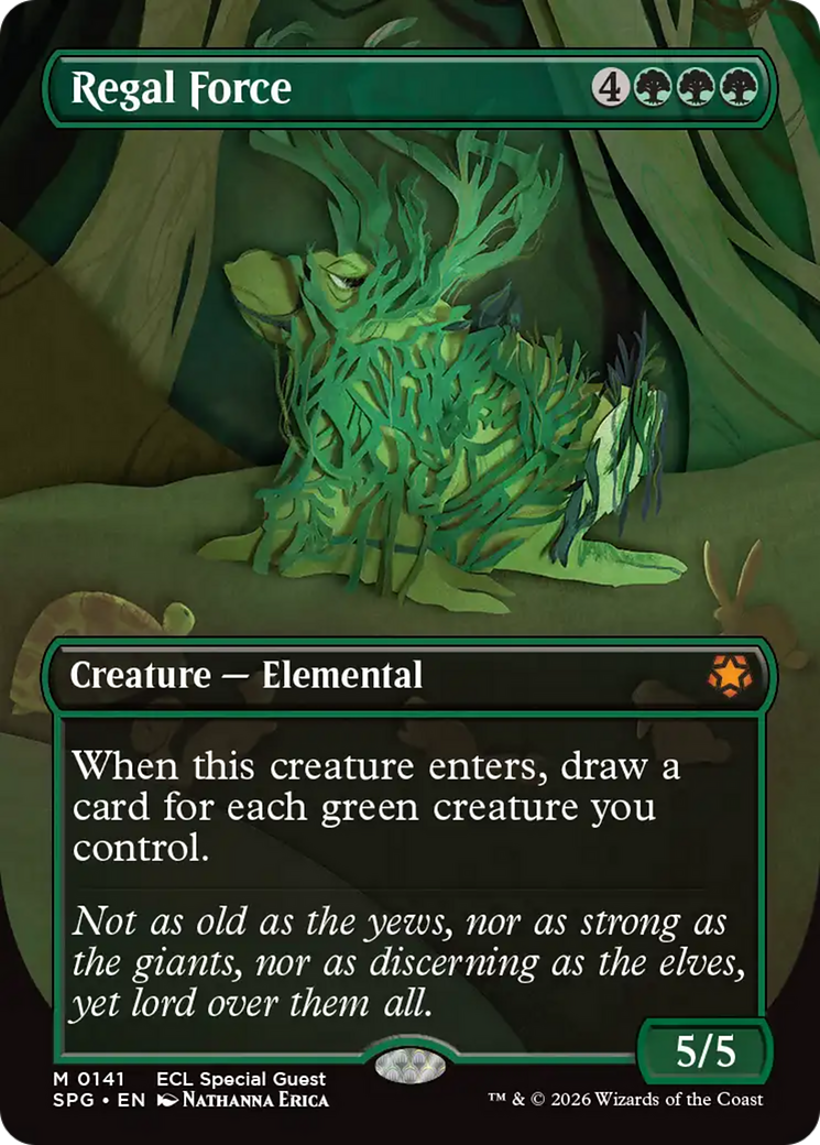 Regal Force (Borderless) [Lorwyn Eclipsed Special Guests] | Exor Games Dartmouth