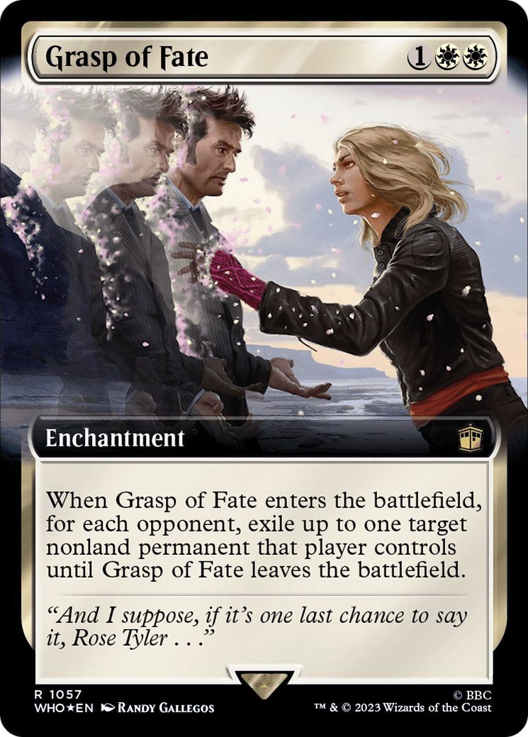 Grasp of Fate (Extended Art) (Surge Foil) [Doctor Who] | Exor Games Dartmouth