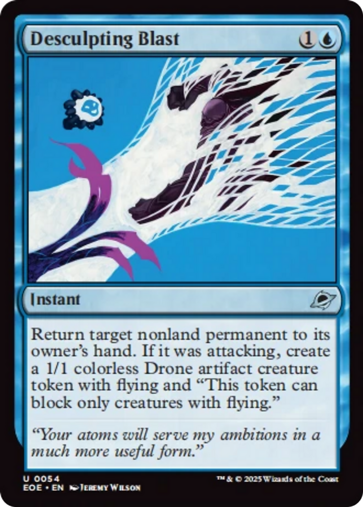 Desculpting Blast [Edge of Eternities] | Exor Games Dartmouth
