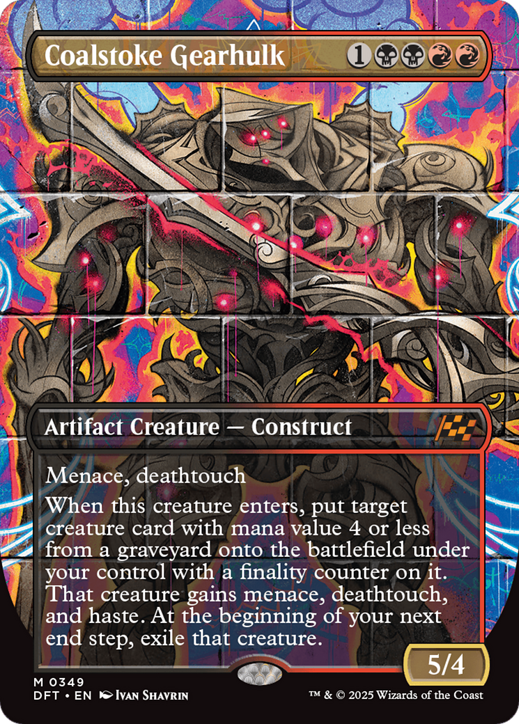 Coalstoke Gearhulk (Borderless) [Aetherdrift] | Exor Games Dartmouth