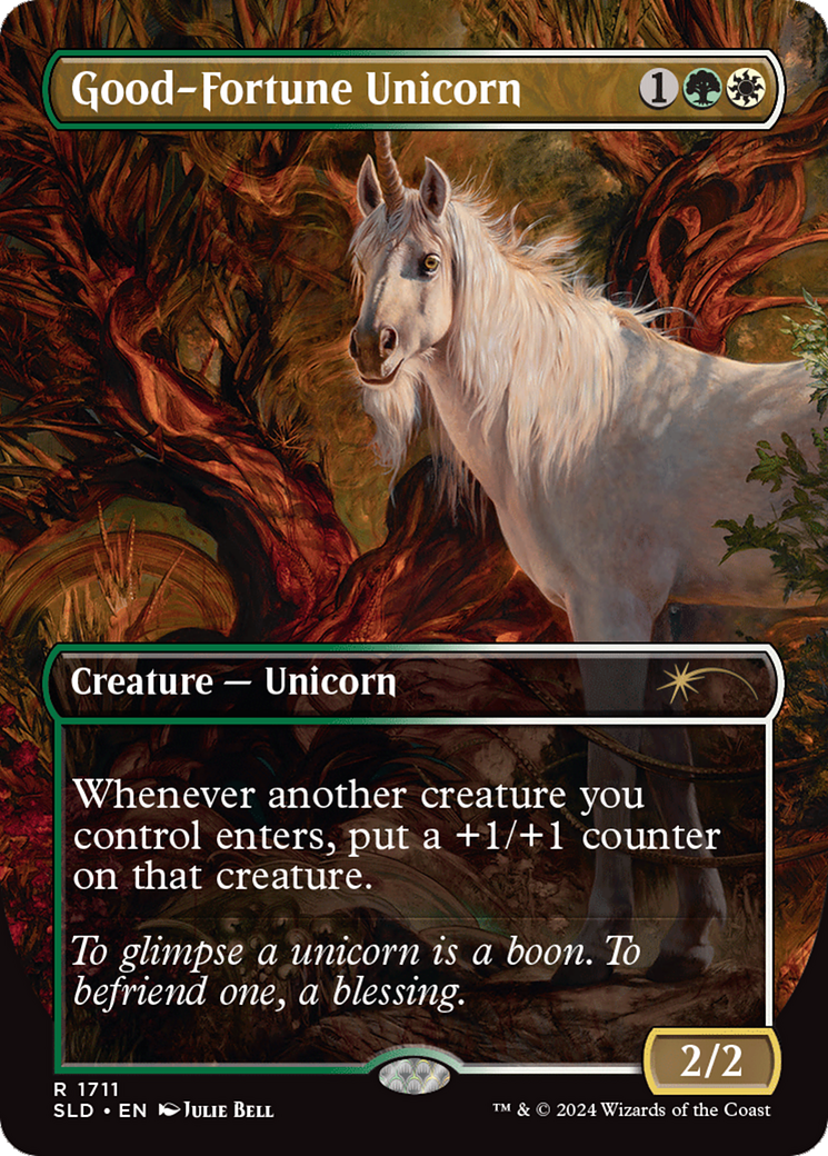 Good-Fortune Unicorn (Rainbow Foil) [Secret Lair Drop Series] | Exor Games Dartmouth