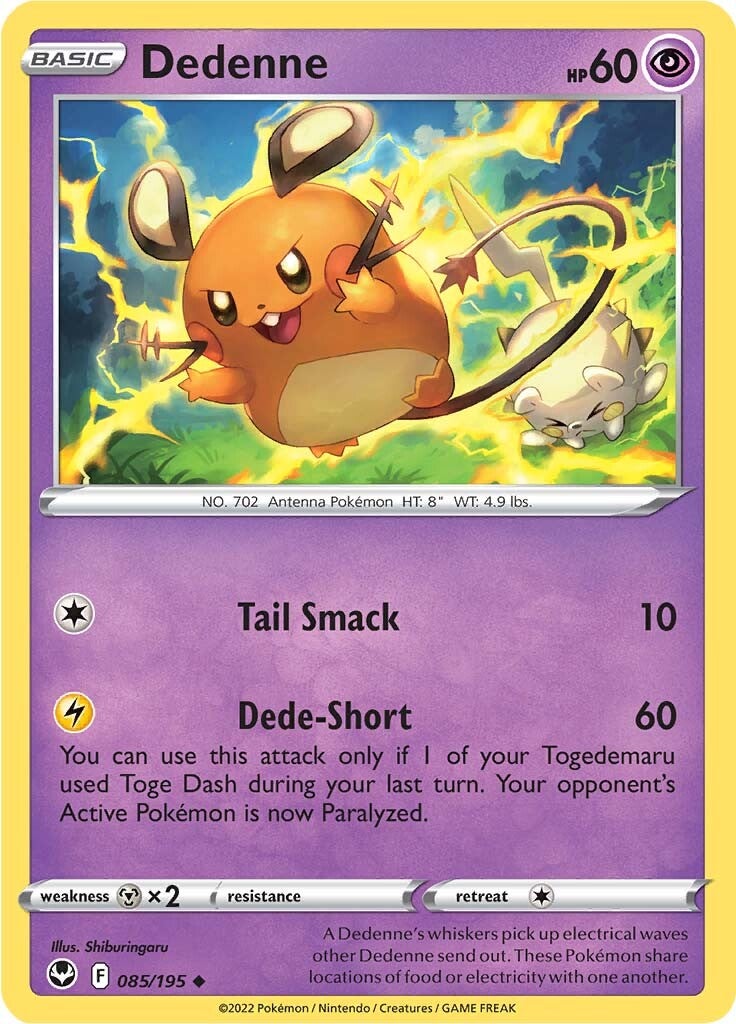 Dedenne (085/195) [Sword & Shield: Silver Tempest] | Exor Games Dartmouth