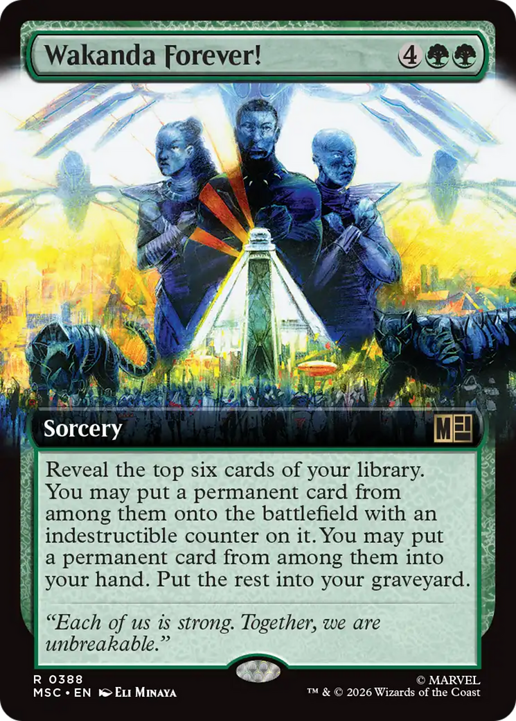 Wakanda Forever! (Extended Art) [Marvel Super Heroes Commander] | Exor Games Dartmouth