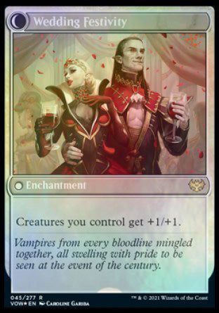 Wedding Announcement // Wedding Festivity [Innistrad: Crimson Vow Prerelease Promos] | Exor Games Dartmouth