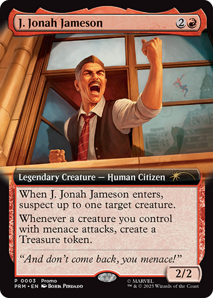 J. Jonah Jameson (Extended Art) [Marvel's Spider-Man Promos] | Exor Games Dartmouth