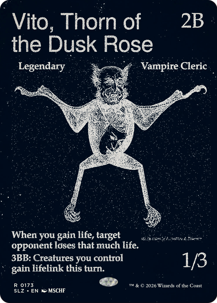 Vito, Thorn of the Dusk Rose (0173) [Secret Lair x MSCHF: The Zeta Set] | Exor Games Dartmouth